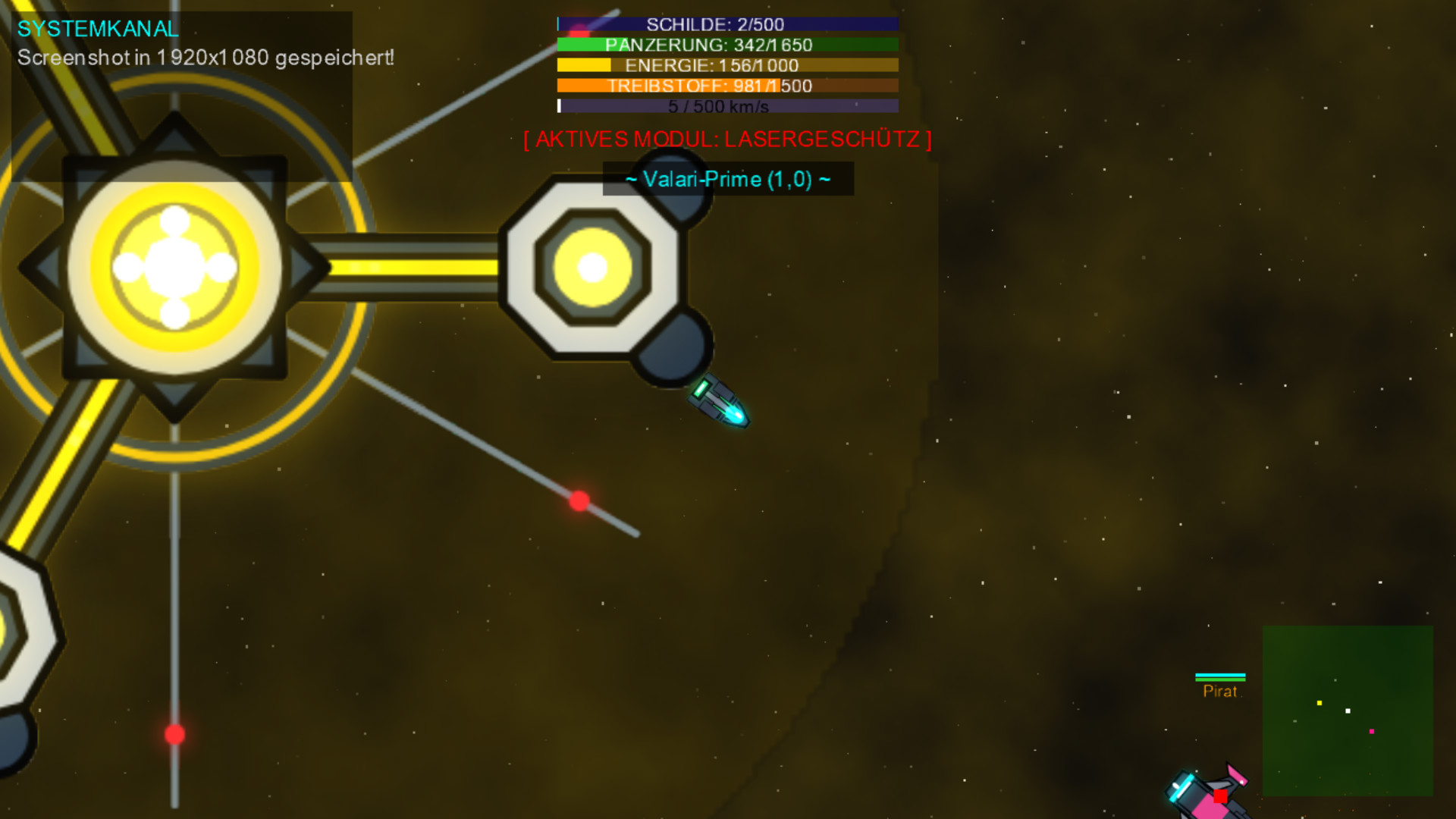 Xenaris Gameplay Screenshot 2